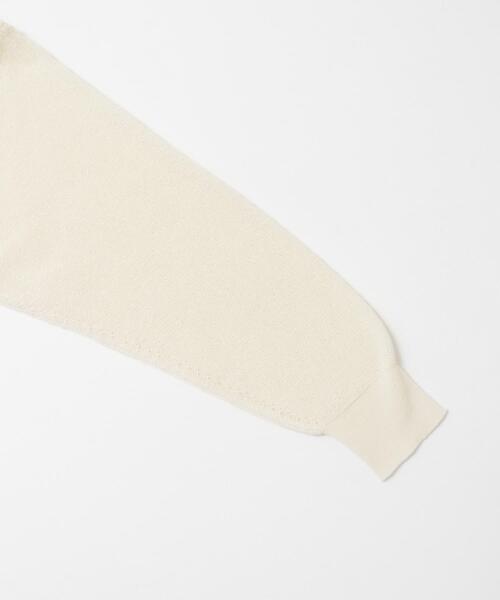 FORK&SPOON(フォークアンドスプーン)の「FORK&SPOON ペーパーニットカーディガン(カーディガン/ボレロ・レディース・オフホワイト/オレンジ系その他/ブラック・1)」の14枚目の写真