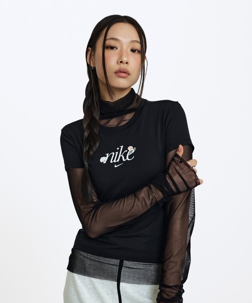 売れ筋商品|||ナイキ カットソー レディース Heather Black セール】ナイキ スポーツウェア チル ニット ウィメンズ スリム