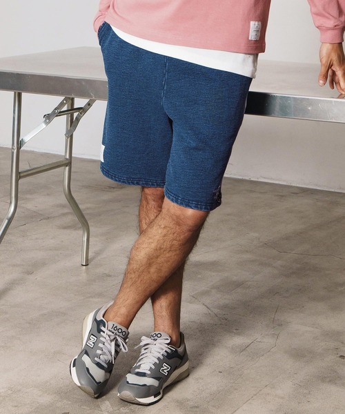 seventy seven(セブンティセブン)の「mp13504-denim jersey short pants ニットデニムショートパンツ(その他パンツ・メンズ・ライトインディゴブルー/インディゴブルー・S/M/L/XL)」の13枚目の写真