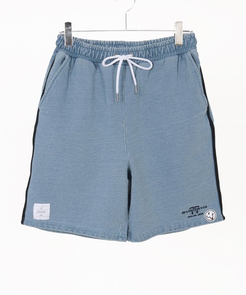 seventy seven(セブンティセブン)の「mp13504-denim jersey short pants ニットデニムショートパンツ(その他パンツ・メンズ・ライトインディゴブルー/インディゴブルー・S/M/L/XL)」の21枚目の写真