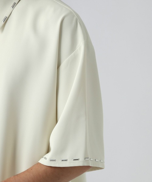 HARE（ハレ）の「【SET UP対応】シルバーパーツボウタイシャツ(HARE)（シャツ/ブラウス・メンズ・ブラック/ホワイト/ブルー・FREE）」の21枚目の写真