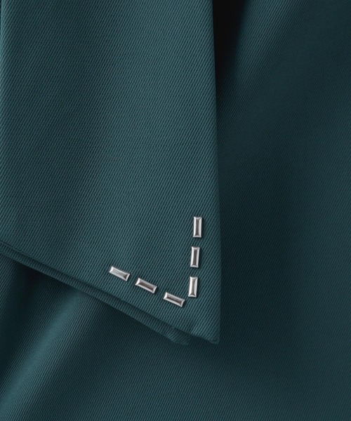 HARE（ハレ）の「【SET UP対応】シルバーパーツボウタイシャツ(HARE)（シャツ/ブラウス・メンズ・ブラック/ホワイト/ブルー・FREE）」の4枚目の写真