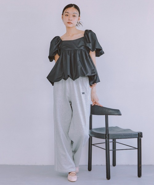 USAGI ONLINE/ZOZOTOWN限定】サイドラインワイドスウェット