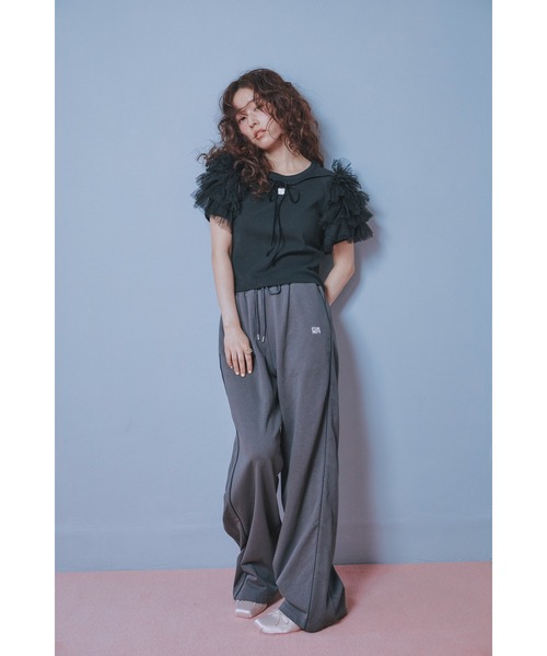 FURFUR（ファーファー）の「サイドフリルワイドパンツ（その他