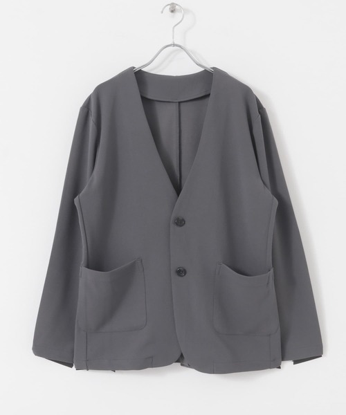 ITEMS URBANRESEARCH(アイテムズ アーバンリサーチ)の「梨地ジャガードノーラペルジャケット(その他アウター・メンズ・ブラック/グレー・MEDIUM/LARGE)」の17枚目の写真