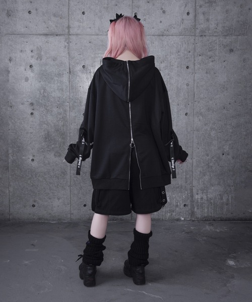 サスペンダー付きワイドパンツ（その他パンツ）｜Amilige