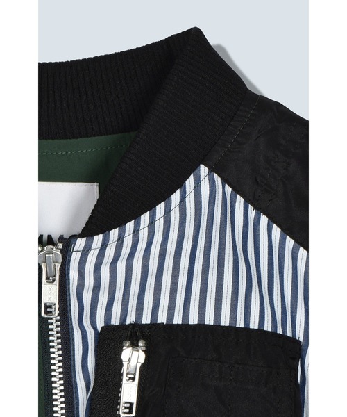 OMMO（オーエムエムオー）の「MIX FABRIC SHORT BZ（ブルゾン）」 - WEAR