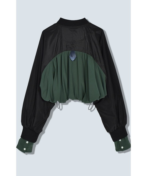 OMMO（オーエムエムオー）の「MIX FABRIC SHORT BZ（ブルゾン）」 - WEAR