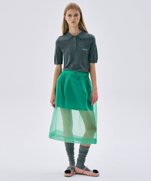 KNIT SLIMFIT SHIRT PIQUET（ポロシャツ）｜Mardi Mercredi