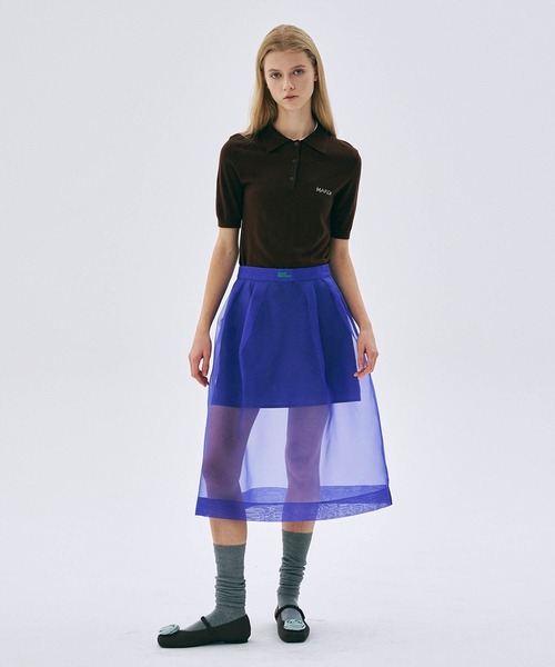 KNIT SLIMFIT SHIRT PIQUET（ポロシャツ）｜Mardi Mercredi