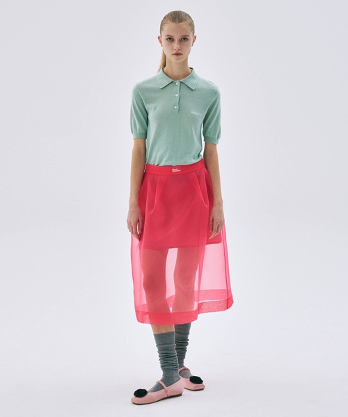 KNIT SLIMFIT SHIRT PIQUET（ポロシャツ）｜Mardi Mercredi