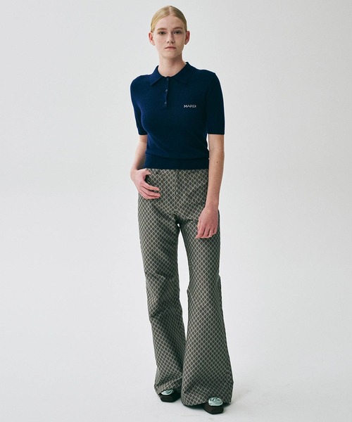 KNIT SLIMFIT SHIRT PIQUET（ポロシャツ）｜Mardi Mercredi