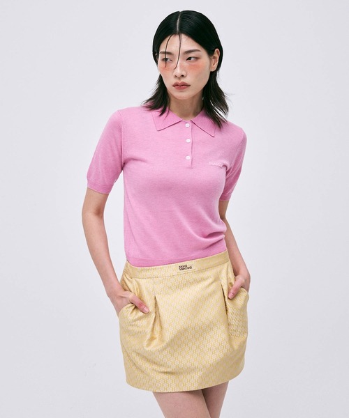 KNIT SLIMFIT SHIRT PIQUET（ポロシャツ）｜Mardi Mercredi