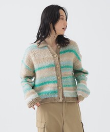 グラデーション」に該当するニット/セーター（グリーン・カーキ