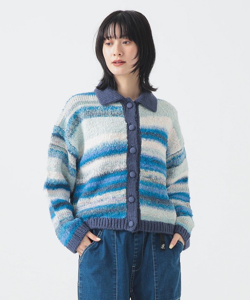 B:MING by BEAMS（ビーミングバイビームス）の「ニット カーディガン (手洗い可)（カーディガン/ボレロ・レディース・ブルー/グリーン/レッド・ONE SIZE）」の3枚目の写真