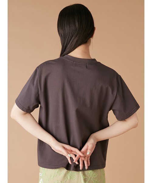 LILY BROWN(リリーブラウン)の「“LIKE A VINTAGE”Tシャツ(Tシャツ/カットソー・レディース・ホワイト/チャコールグレー/ブルー/レッド・FREE)」の14枚目の写真