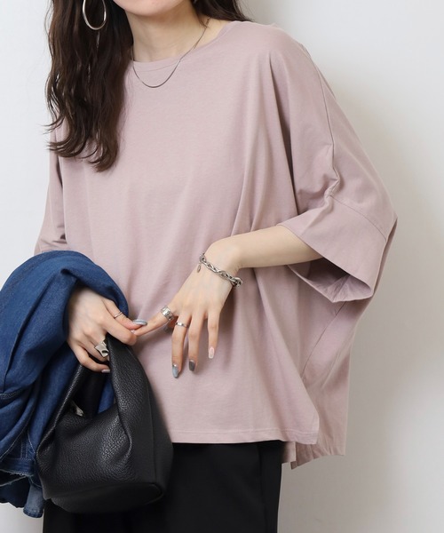 セール】ドルマンスリーブ ワイドカットソー（Tシャツ