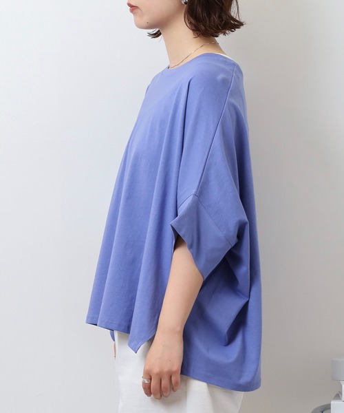 たけもこ様 新品 ヤマダヤ Aga ドルマンスリーブカットソー セール】ドルマンスリーブ ワイドカットソー(Tシャツ