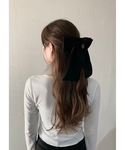 Hauls(ハウルズ)の「ばかデカおリボンバレッタ(バレッタ/ヘアクリップ・レディース・ブラック系その他・F)」の3枚目の写真