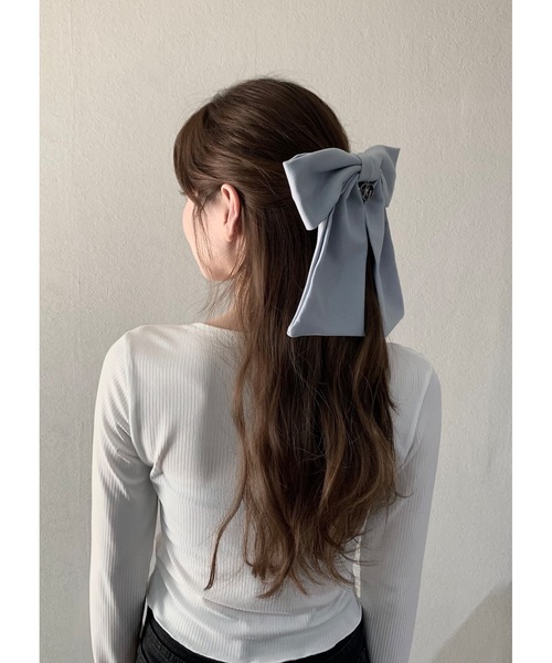 Hauls(ハウルズ)の「ばかデカおリボンバレッタ(バレッタ/ヘアクリップ・レディース・ブラック系その他・F)」の4枚目の写真