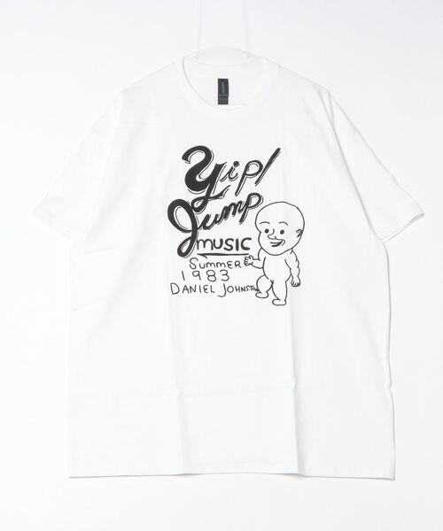DANIEL JOHNSTON(ダニエルジョンストン)の「S/S TEE“YIP JUMP MUSIC”/ ショート スリーブ ティー "イップ ジャンプ ミュージック”(Tシャツ/カットソー・メンズ・ブラック/ホワイト・LARGE/X-LARGE/MEDIUM)」の11枚目の写真