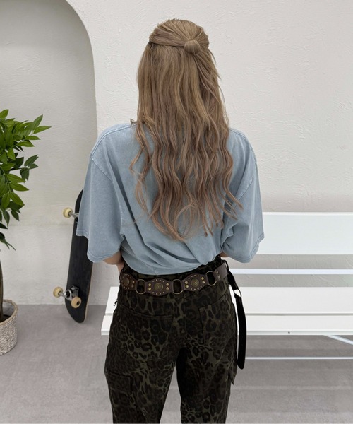 sedacle（セダクル）の「２wayネックレス加工Tシャツ（Tシャツ/カットソー・レディース・グレー/ブラック/ライトブルー・SMALL/MEDIUM/LARGE）」の15枚目の写真