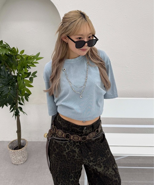 sedacle（セダクル）の「２wayネックレス加工Tシャツ（Tシャツ/カットソー・レディース・グレー/ブラック/ライトブルー・SMALL/MEDIUM/LARGE）」の17枚目の写真