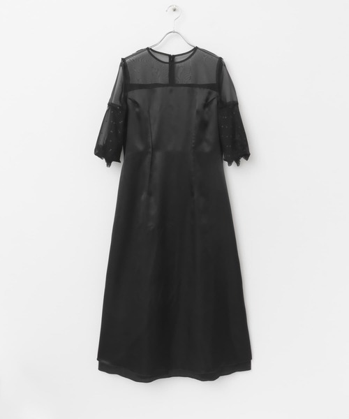 kaene デザインオーガンミックスドレス（ワンピース）｜URBAN RESEARCH