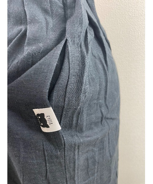 Rydia（リディア）の「ワイドイージーパンツ（その他パンツ・レディース・カーキ/ベージュ/スミクロ/マスタード・M）」の8枚目の写真