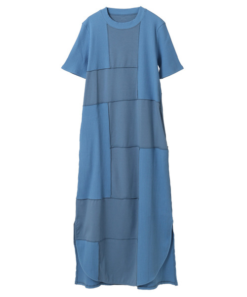 CONVERSE TOKYO(コンバーストウキョウ)の「【HL】PATCHWORK RIB DRESS(ワンピース・レディース・ホワイト/キャメル/ブラック/ブルー・FREE)」の20枚目の写真