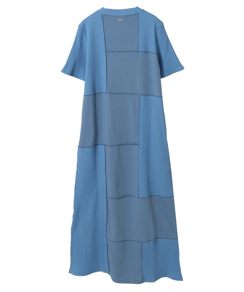 CONVERSE TOKYO(コンバーストウキョウ)の「【HL】PATCHWORK RIB DRESS(ワンピース・レディース・ホワイト/キャメル/ブラック/ブルー・FREE)」の19枚目の写真