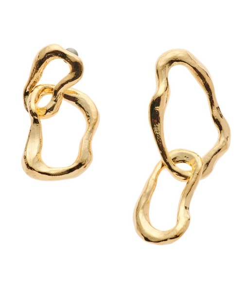 RUMCHE(ラムシェ)の「Bumpy Pierced Earrings / バンピーピアス(ピアス(両耳用)・レディース・シルバー/ゴールド・FREE)」の1枚目の写真