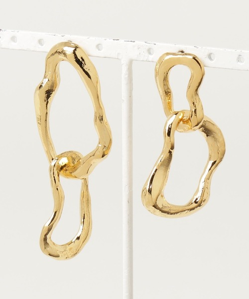 RUMCHE(ラムシェ)の「Bumpy Pierced Earrings / バンピーピアス(ピアス(両耳用)・レディース・シルバー/ゴールド・FREE)」の10枚目の写真