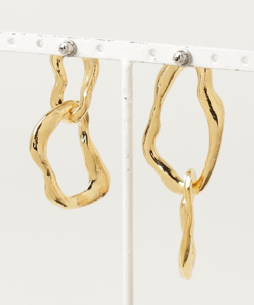 RUMCHE(ラムシェ)の「Bumpy Pierced Earrings / バンピーピアス(ピアス(両耳用)・レディース・シルバー/ゴールド・FREE)」の9枚目の写真