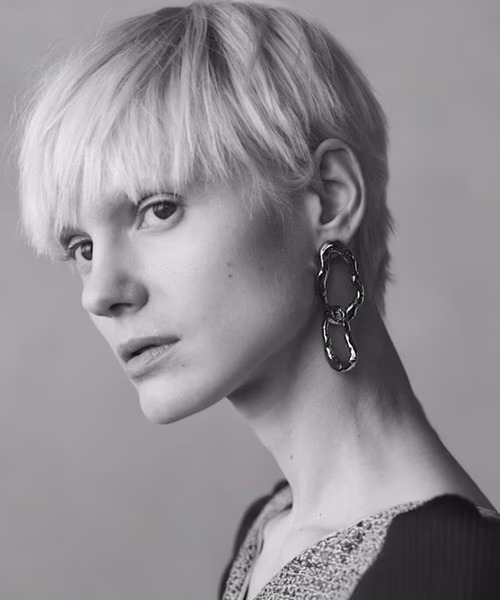 RUMCHE(ラムシェ)の「Bumpy Pierced Earrings / バンピーピアス(ピアス(両耳用)・レディース・シルバー/ゴールド・FREE)」の5枚目の写真