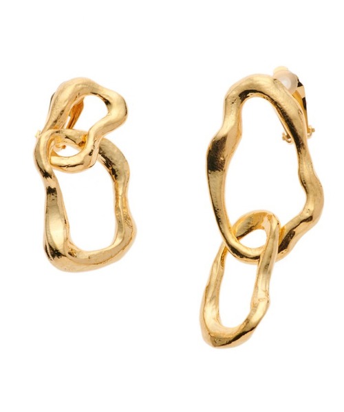 RUMCHE(ラムシェ)の「Bumpy Pierced Earrings / バンピーピアス(ピアス(両耳用)・レディース・シルバー/ゴールド・FREE)」の4枚目の写真