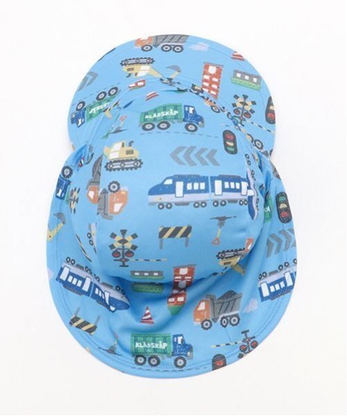 kladskap（クレードスコープ）の「【SWIM】総柄日除けつきスイムキャップ（スイムグッズ・キッズ・ターコイズブルー/エメラルド/オフホワイト・F）」の17枚目の写真