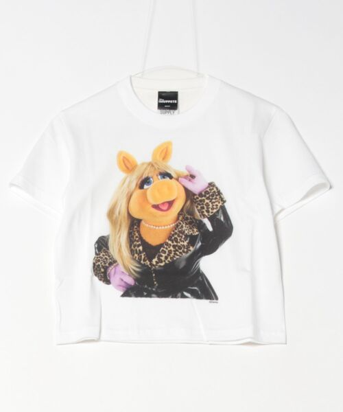 Disney（ディズニー）の「The Muppet / Tee / Miss Piggy（Tシャツ/カットソー・メンズ・ブラック/ホワイト・SHORT/X-LARGE/LARGE/MEDIUM）」の7枚目の写真