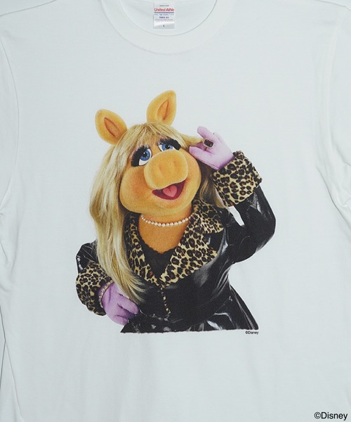 Disney（ディズニー）の「The Muppet / Tee / Miss Piggy（Tシャツ/カットソー・メンズ・ブラック/ホワイト・SHORT/X-LARGE/LARGE/MEDIUM）」の10枚目の写真