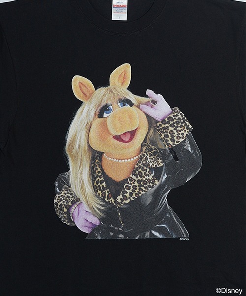 Disney（ディズニー）の「The Muppet / Tee / Miss Piggy（Tシャツ/カットソー・メンズ・ブラック/ホワイト・SHORT/X-LARGE/LARGE/MEDIUM）」の9枚目の写真