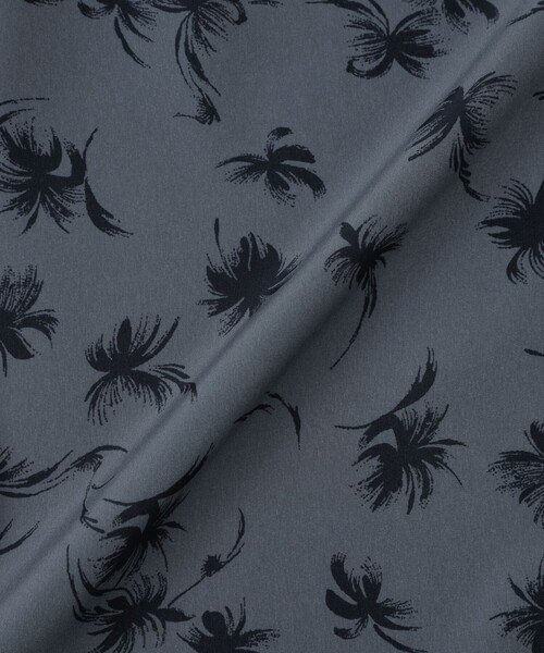 MACKINTOSH LONDON（マッキントッシュ ロンドン）の「【LEON掲載】プラムツリープリント半袖オープンカラーシャツ（シャツ/ブラウス・メンズ・ブルー/オフホワイト・M/XL/L）」の7枚目の写真