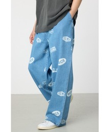 RODEO CROWNS WIDE BOWL | スタンプデニムパンツ(デニムパンツ)