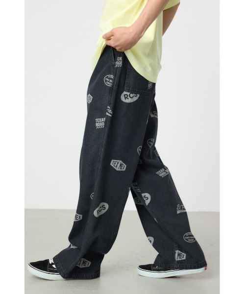 RODEO CROWNS WIDE BOWL（ロデオクラウンズワイドボウル）の「スタンプデニムパンツ（デニムパンツ・メンズ・ブラック/ライトブルー・MEDIUM/LARGE）」の5枚目の写真