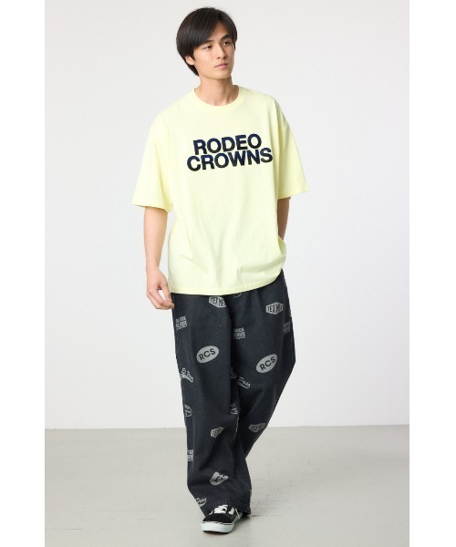 RODEO CROWNS WIDE BOWL（ロデオクラウンズワイドボウル）の「スタンプデニムパンツ（デニムパンツ・メンズ・ブラック/ライトブルー・MEDIUM/LARGE）」の8枚目の写真