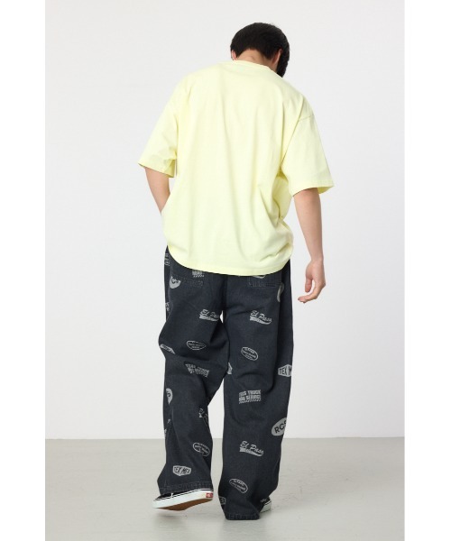 RODEO CROWNS WIDE BOWL（ロデオクラウンズワイドボウル）の「スタンプデニムパンツ（デニムパンツ・メンズ・ブラック/ライトブルー・MEDIUM/LARGE）」の9枚目の写真