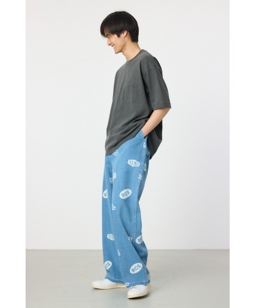 RODEO CROWNS WIDE BOWL（ロデオクラウンズワイドボウル）の「スタンプデニムパンツ（デニムパンツ・メンズ・ブラック/ライトブルー・MEDIUM/LARGE）」の15枚目の写真