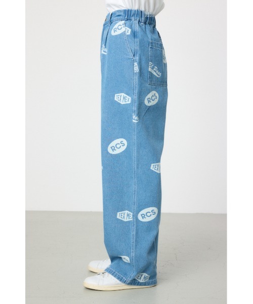 RODEO CROWNS WIDE BOWL（ロデオクラウンズワイドボウル）の「スタンプデニムパンツ（デニムパンツ・メンズ・ブラック/ライトブルー・MEDIUM/LARGE）」の18枚目の写真