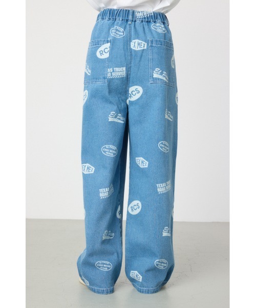 RODEO CROWNS WIDE BOWL（ロデオクラウンズワイドボウル）の「スタンプデニムパンツ（デニムパンツ・メンズ・ブラック/ライトブルー・MEDIUM/LARGE）」の19枚目の写真