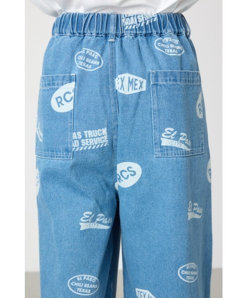 RODEO CROWNS WIDE BOWL（ロデオクラウンズワイドボウル）の「スタンプデニムパンツ（デニムパンツ・メンズ・ブラック/ライトブルー・MEDIUM/LARGE）」の21枚目の写真