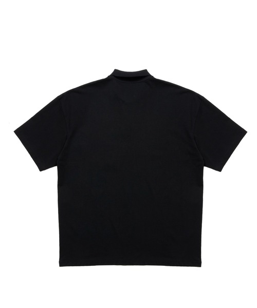 COOTIE PRODUCTIONS（クーティープロダクションズ）の「Open End Yarn Error Fit S/S Polo（Tシャツ/カットソー・メンズ・杢グレー/ブラック・LARGE/MEDIUM）」の4枚目の写真